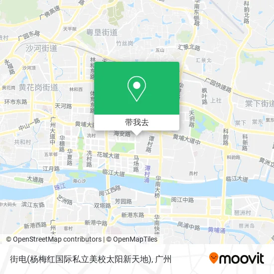 街电(杨梅红国际私立美校太阳新天地)地图