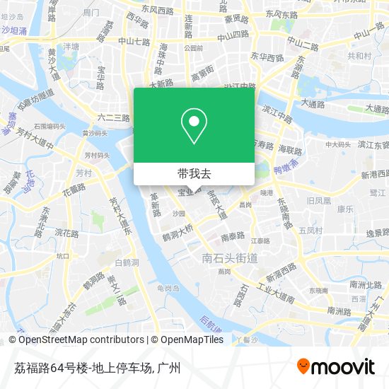 荔福路64号楼-地上停车场地图