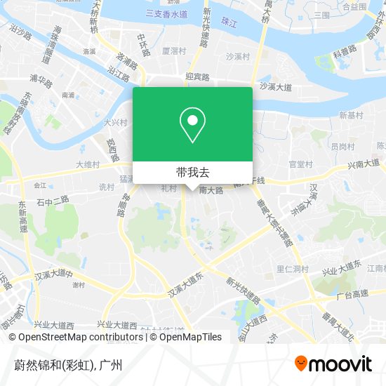 蔚然锦和(彩虹)地图