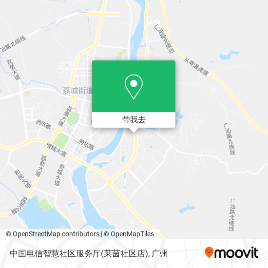 中国电信智慧社区服务厅(莱茵社区店)地图
