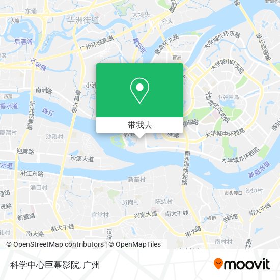 科学中心巨幕影院地图