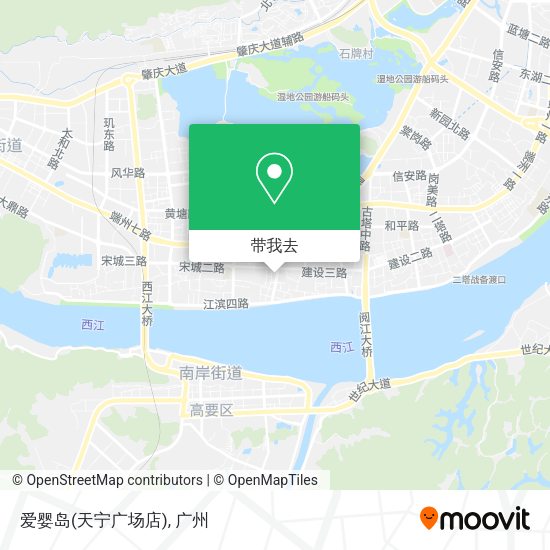 爱婴岛(天宁广场店)地图