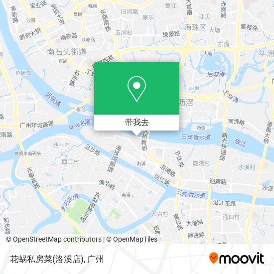 花蜗私房菜(洛溪店)地图