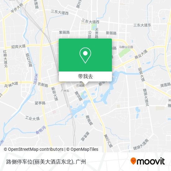 路侧停车位(丽美大酒店东北)地图