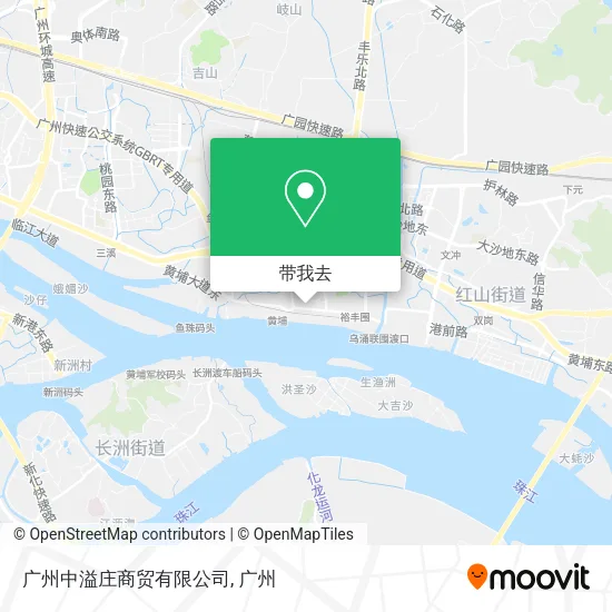广州中溢庄商贸有限公司地图