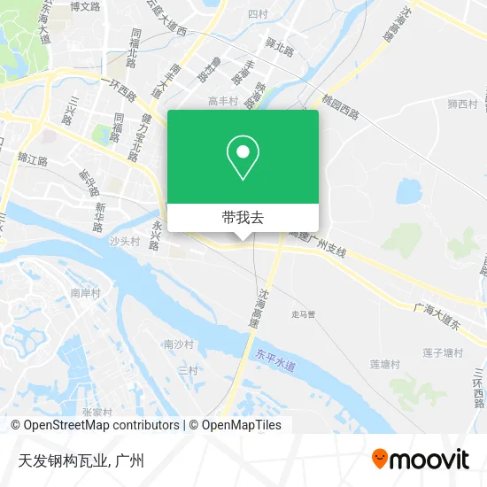 天发钢构瓦业地图
