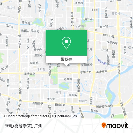 来电(喜越泰莱)地图