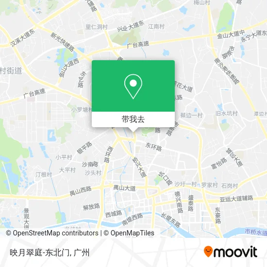 映月翠庭-东北门地图