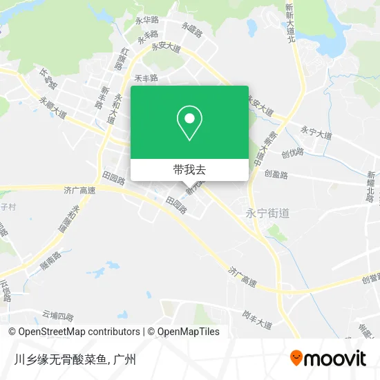 川乡缘无骨酸菜鱼地图