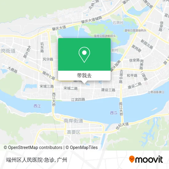 端州区人民医院-急诊地图