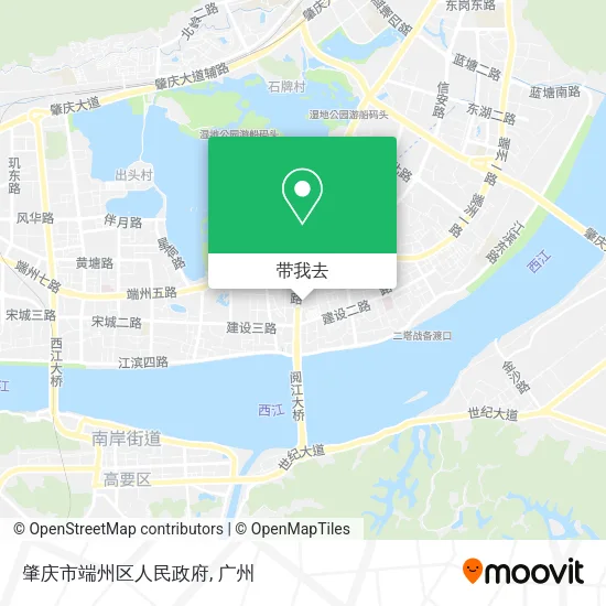 肇庆市端州区人民政府地图