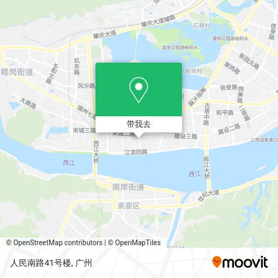 人民南路41号楼地图