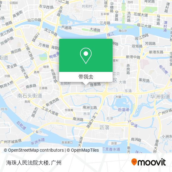 海珠人民法院大楼地图
