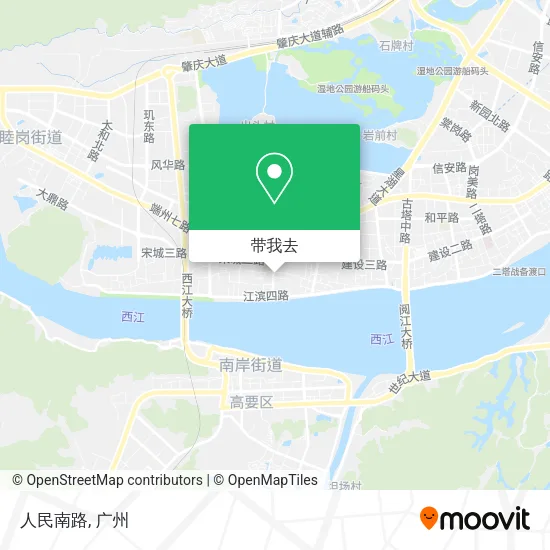 人民南路地图
