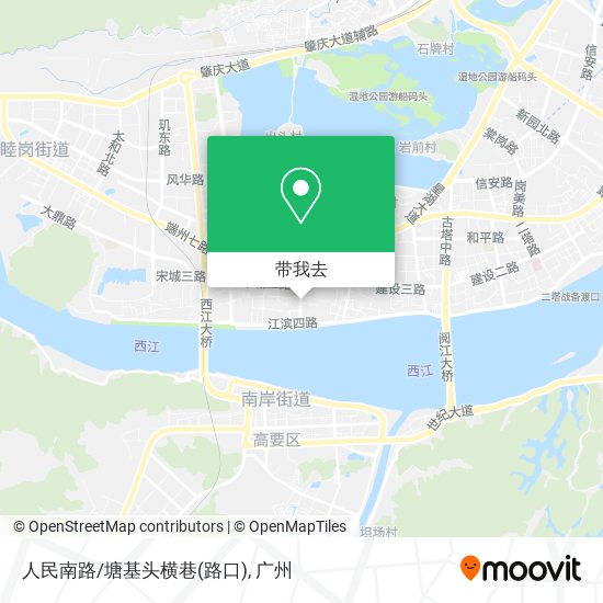 人民南路/塘基头横巷(路口)地图