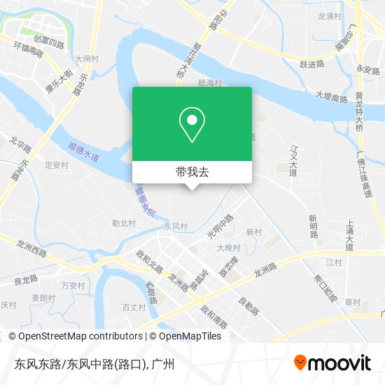 东风东路/东风中路(路口)地图