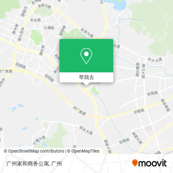 广州家和商务公寓地图