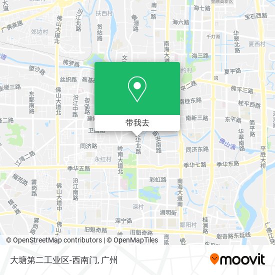 大塘第二工业区-西南门地图