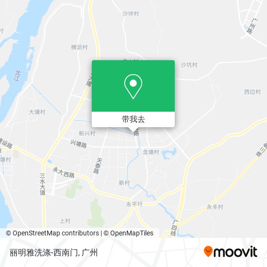 丽明雅洗涤-西南门地图