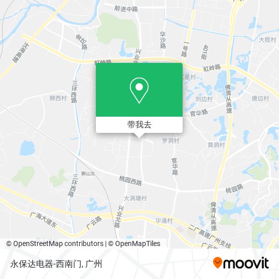 永保达电器-西南门地图