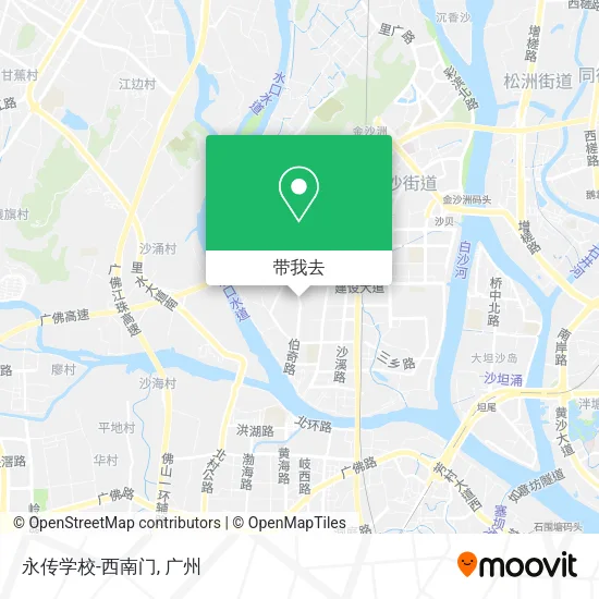 永传学校-西南门地图