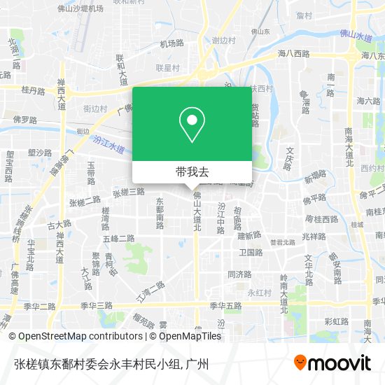 张槎镇东鄱村委会永丰村民小组地图