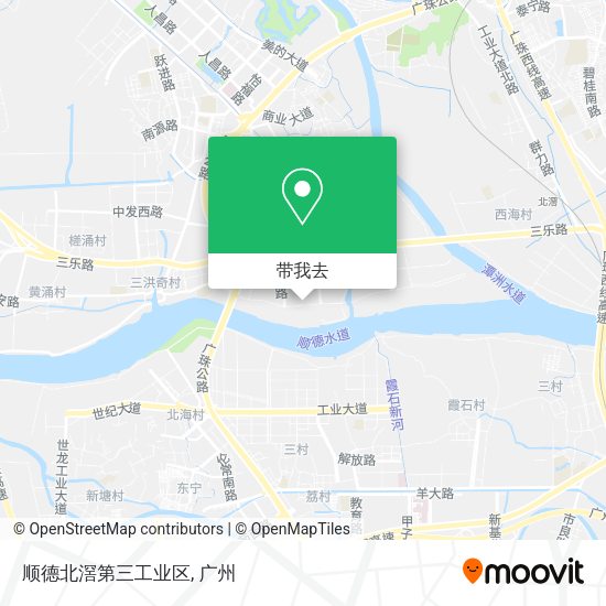 顺德北滘第三工业区地图