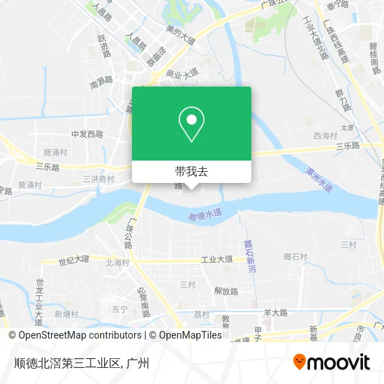 顺德北滘第三工业区地图