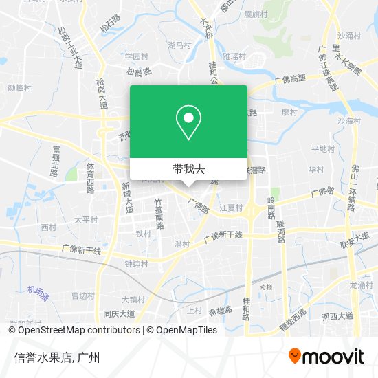 信誉水果店地图