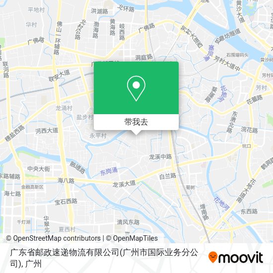 广东省邮政速递物流有限公司(广州市国际业务分公司)地图