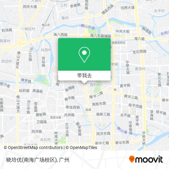 晓培优(南海广场校区)地图