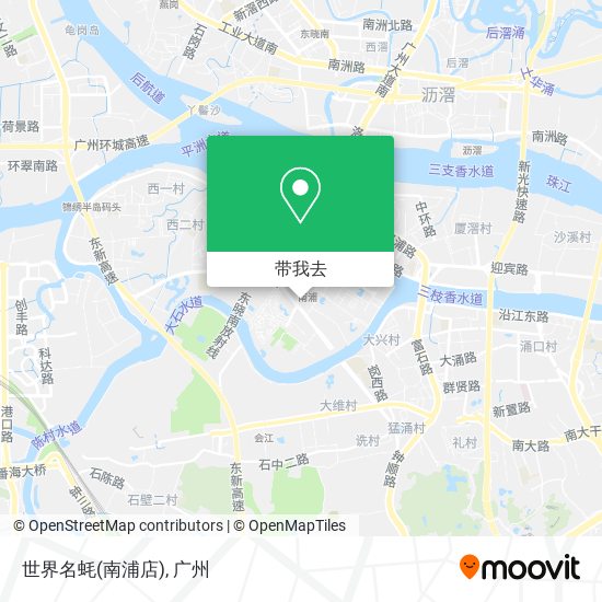 世界名蚝(南浦店)地图