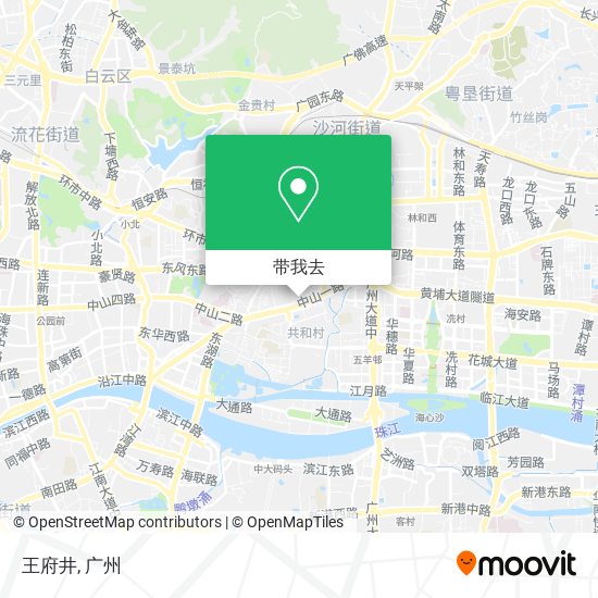 王府井地图