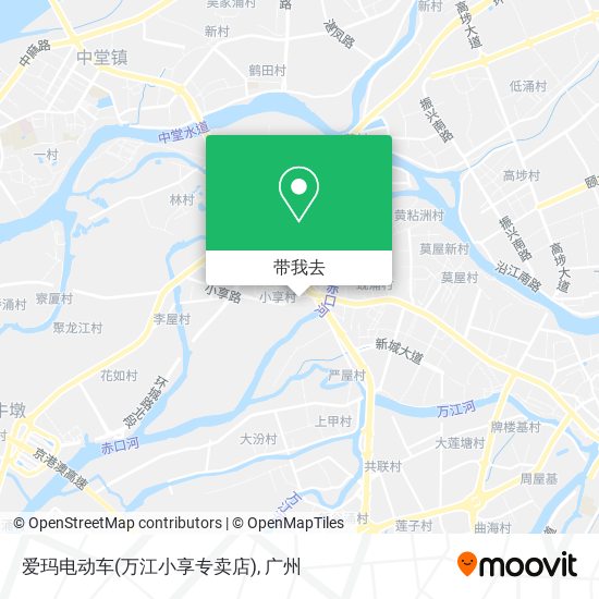 爱玛电动车(万江小享专卖店)地图