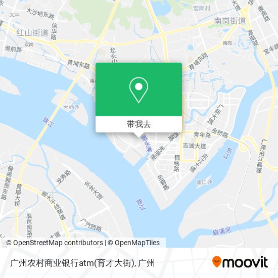 广州农村商业银行atm(育才大街)地图