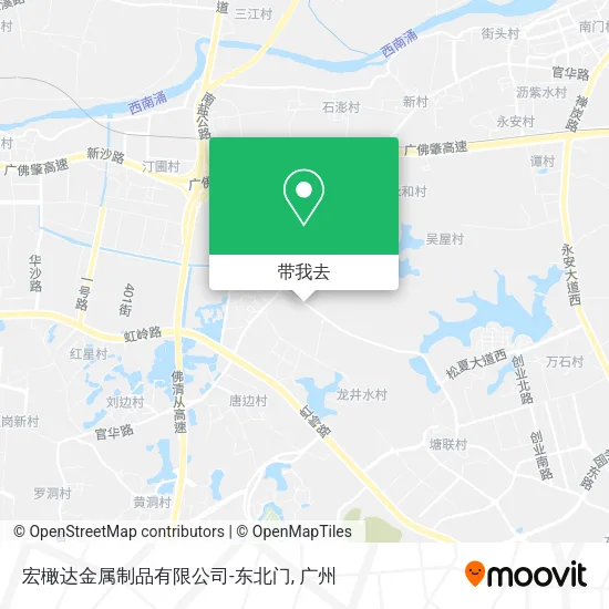 宏橄达金属制品有限公司-东北门地图