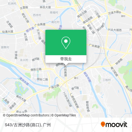 S43/古洲沙路(路口)地图