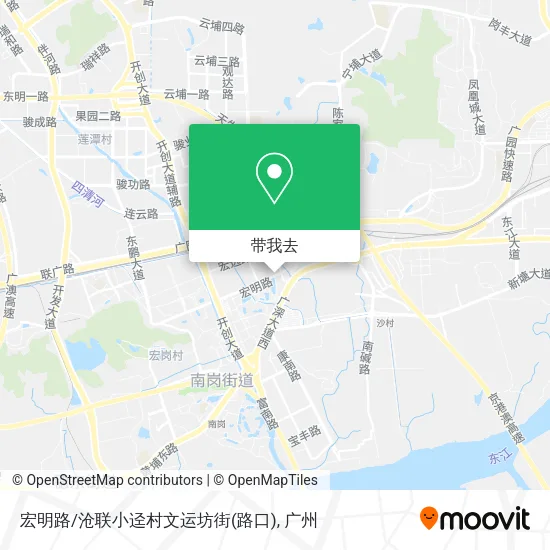宏明路/沧联小迳村文运坊街(路口)地图
