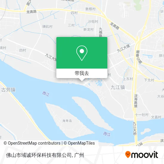 佛山市域诚环保科技有限公司地图