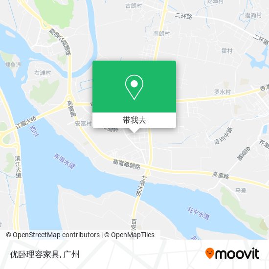 优卧理容家具地图