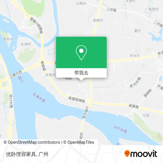 优卧理容家具地图