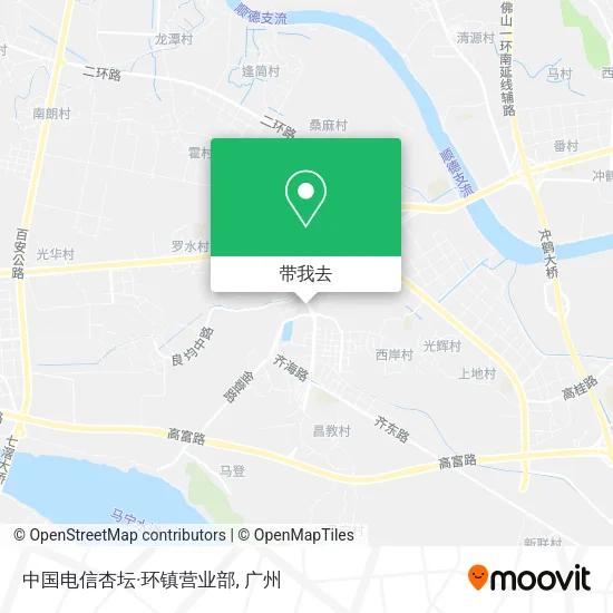 中国电信杏坛·环镇营业部地图