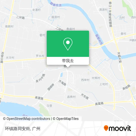环镇路同安街地图