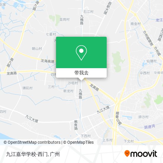 九江嘉华学校-西门地图