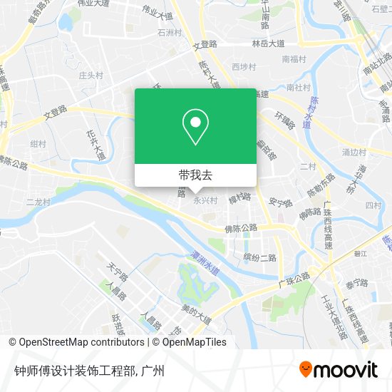 钟师傅设计装饰工程部地图