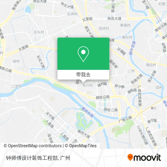 钟师傅设计装饰工程部地图
