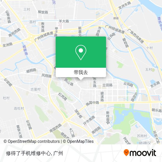 修得了手机维修中心地图