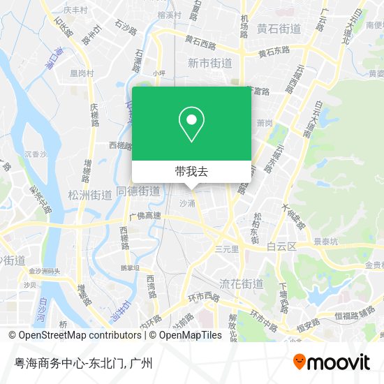 粤海商务中心-东北门地图