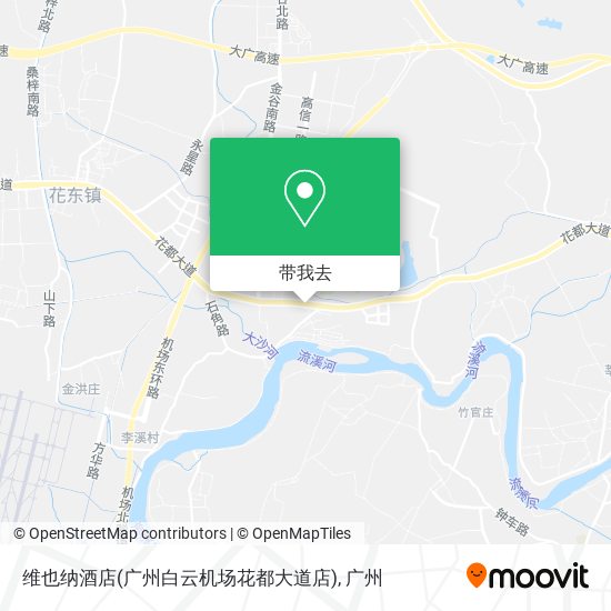 维也纳酒店(广州白云机场花都大道店)地图
