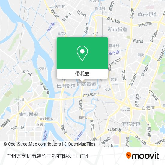 广州万亨机电装饰工程有限公司地图